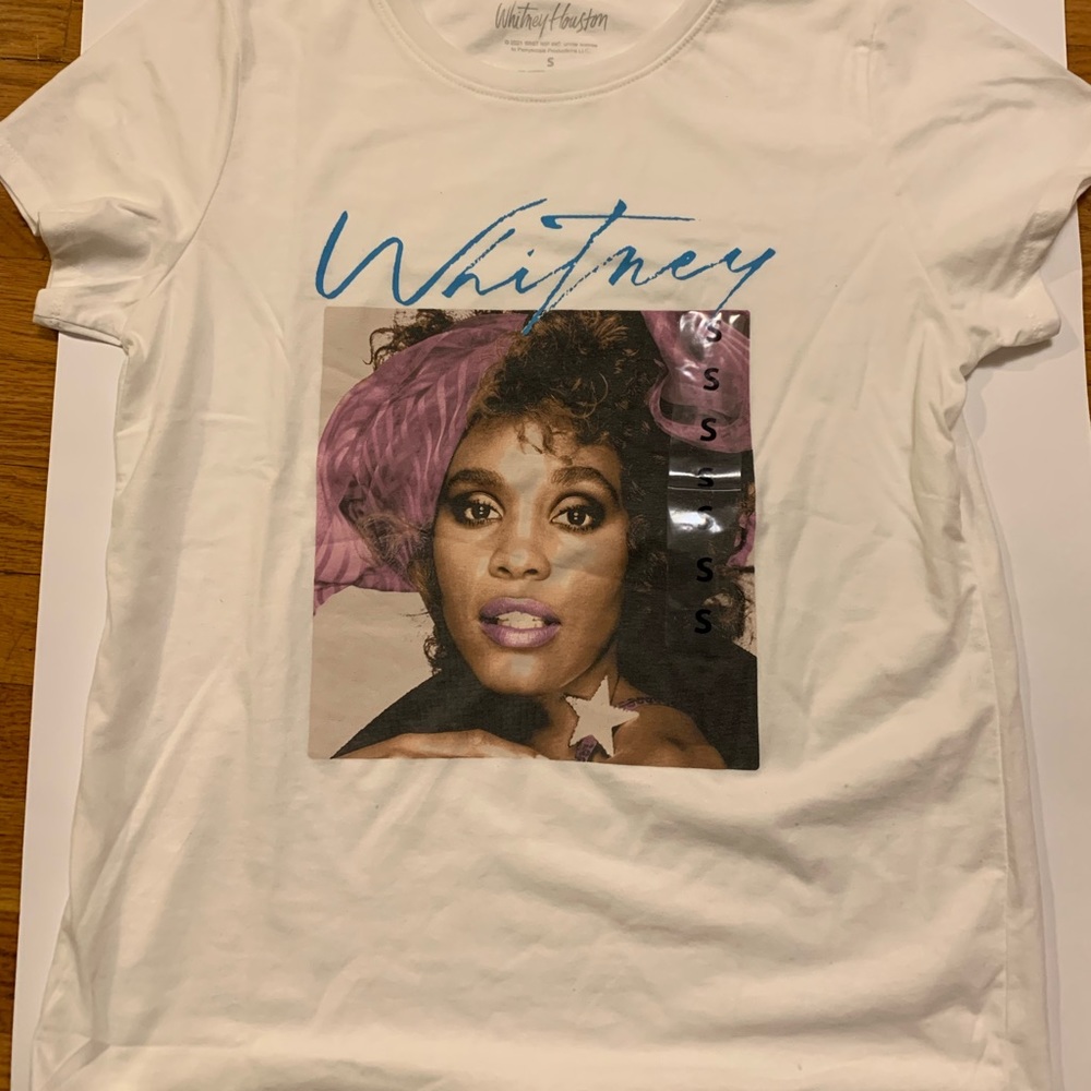 Whitney Houston T-shirt Small New